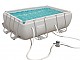 Kit piscine tubulaire Bestway POWER FRAME POOLS rectangulaire 282x196x84cm