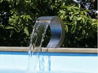 Cascade piscine Mamba S LED INOX