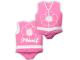Maillot de bain flottant enfant PLOUF Princesse Rose fille 5 ans (19/21kg)