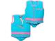 Maillot de bain flottant enfant PLOUF Starlette Turquoise fille 3 ans (15/17kg)