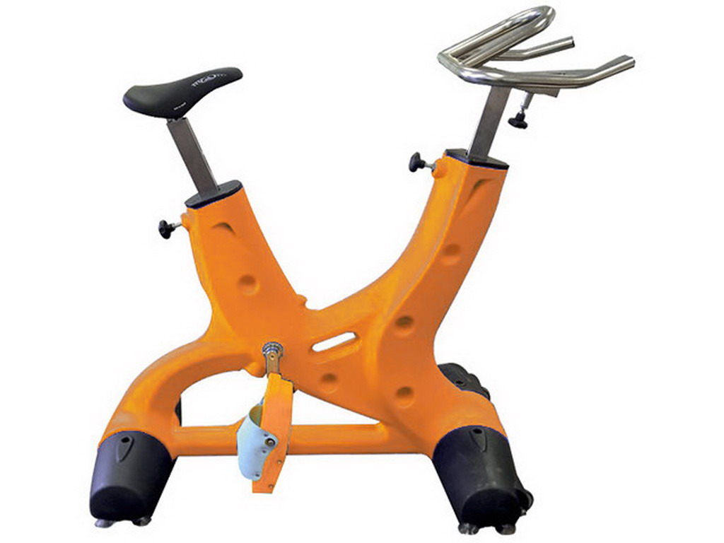 HEXABIKE OPTIMA velo de piscine orange HEXAGONE