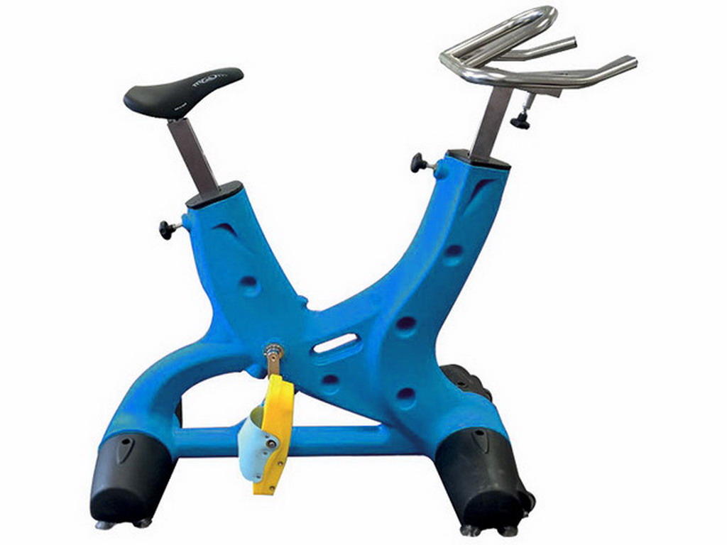 HEXABIKE OPTIMA velo de piscine bleu roi HEXAGONE