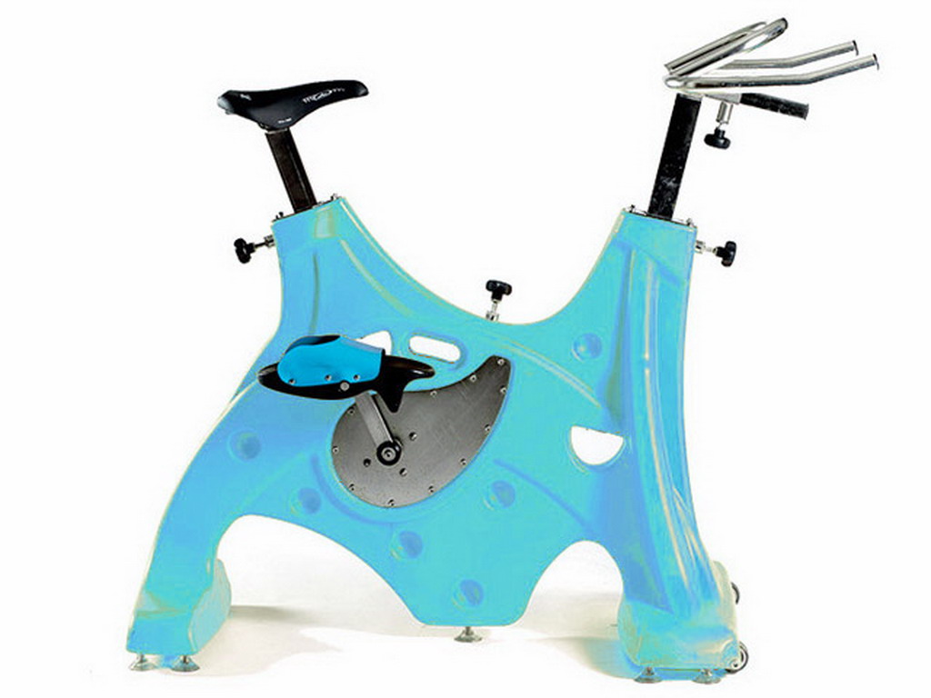 HEXABIKE PREMIUM velo de piscine bleu clair HEXAGONE