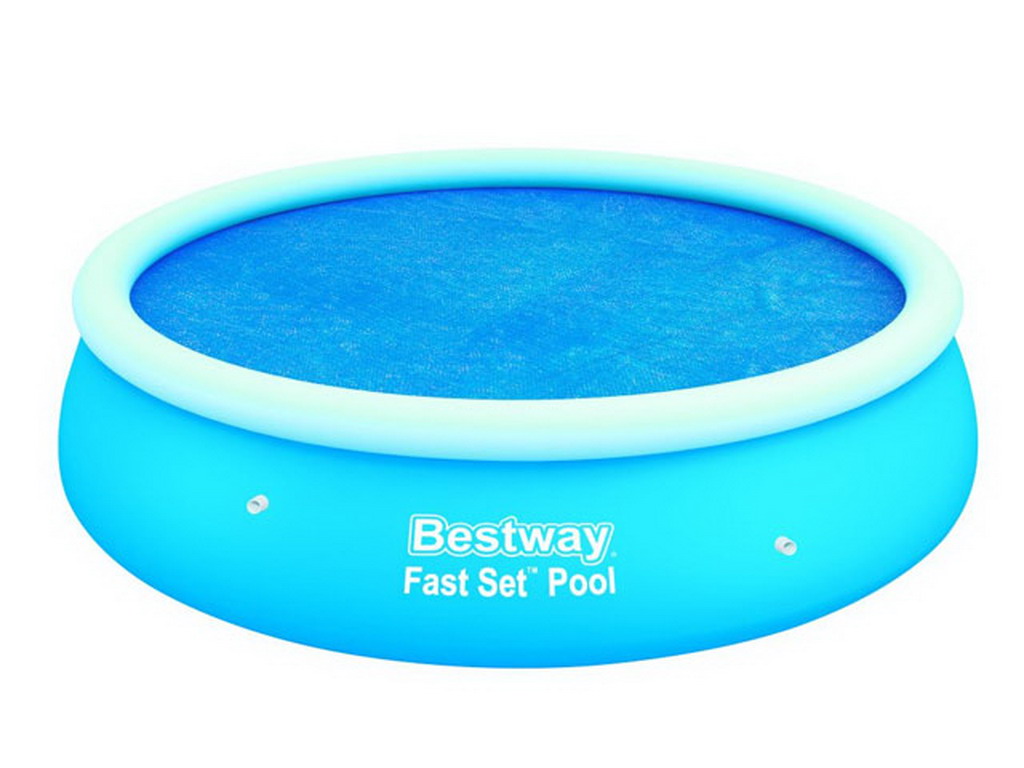 Couverture solaire pour piscine hors-sol ronde Bestway diametre 2,40 m