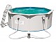 Kit piscine HYDRIUM STEEL WALL POOLS ronde 360x120cm filtration cartouche