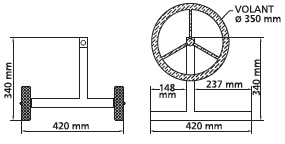 Enrouleur couverture WALU SUMMER ECLIPSE BASIC - Détails de l'enrouleur couverture WALU SUMMER ECLIPSE BASIC pour piscines enterrées de 4 à 5m