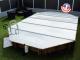 Couverture de securite a barres WALU POOL WOODSTAR bleue
