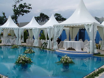 Image Tente de reception WALU CITY COTTAGE 500 x 500 x 220cm