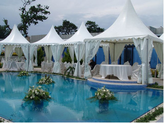 Image Tente de reception WALU CITY COTTAGE 500 x 300 x 250cm