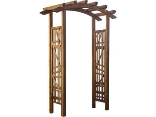 Pergola bois BALI double arc