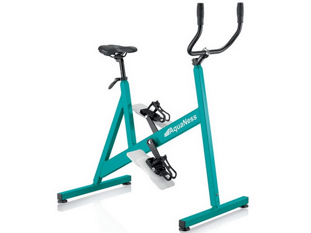 Velo d'aquabike AquaNess piscine V1 vert