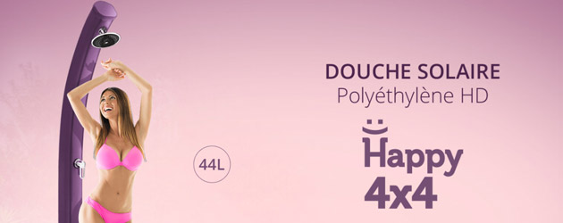 Douche solaire Formidra HAPPY 4x4 44L coloris anthracite - Avantages de la douche solaire Formidra