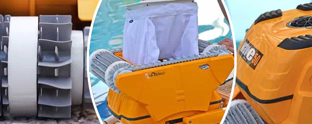 Robot piscine electrique Dolphin WAVE 50 avec chariot - Robot piscine électrique Dolphin WAVE 50 Un nettoyage ultra performant