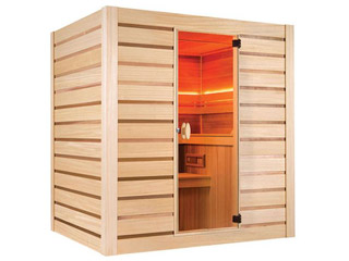 Sauna cabine vapeur Holl's ECCOLO bois naturel