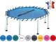 Trampoline piscine AQUA JUMP Aquaness bleu