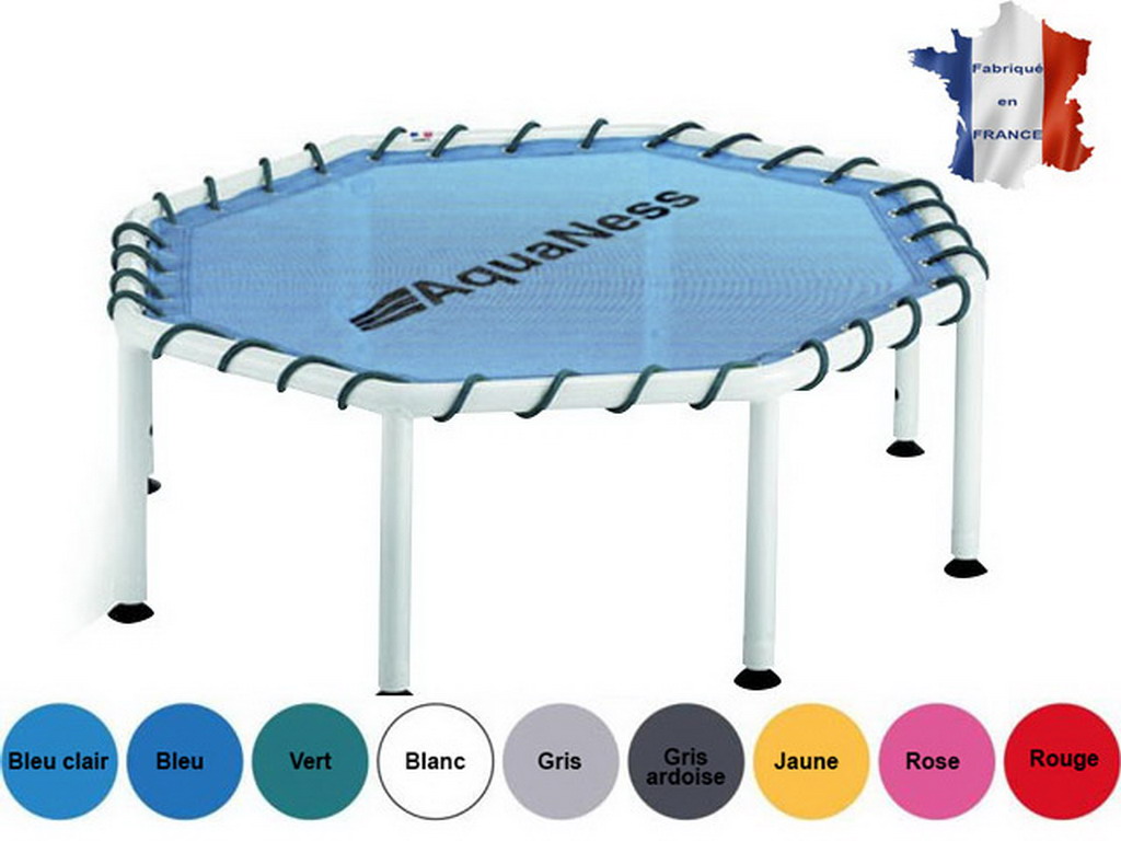 Trampoline piscine AQUA JUMP Aquaness bleu clair