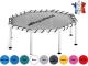 Trampoline piscine AQUA JUMP Aquaness gris