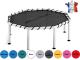 Trampoline piscine AQUA JUMP Aquaness gris ardoise