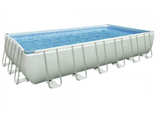 Kit piscine tubulaire EASY LUXE rectangulaire 5,10 x 3m filtration a sable