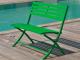Banc pliant MARIUS en aluminium Vert prairie