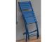 Chaise de bar pliante MARIUS en aluminium Bleu riviera - Autre vue