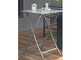 Table bar haute pliante MARIUS en aluminium Gris metal - Autre vue