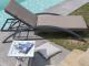 Table basse de jardin pliante MARIUS en aluminium Blanc - Autre vue