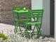Table pliante carree MARIUS en aluminium Vert prairie - Autre vue