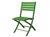 Chaise pliante MARIUS en aluminium Vert prairie