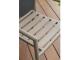 Fauteuil de jardin empilable GABIN aluminium Beige - Autre vue