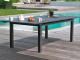 Table de jardin MIAMI aluminium avec rallonge 240/300x100x77cm Gris anthracite