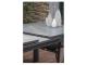 Table de jardin MIAMI aluminium plateau verre avec rallonge 180/240x100x77cm Gris anthracite - Autre vue