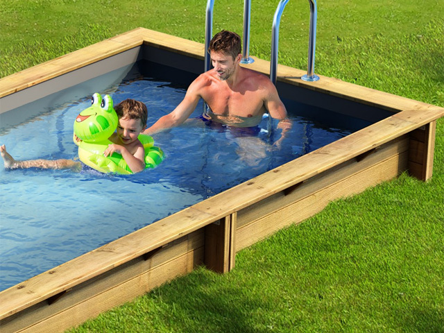 Piscine bois hors-sol BWT myPOOL POOL'N BOX