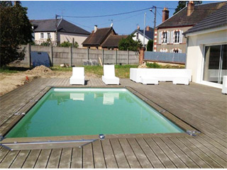 Kit piscine enterree AZTECK rectangulaire 3.65 x 5.30m