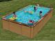 Kit piscine hors-sol AZTECK rectangulaire 4.00 x 8.90m