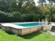 Kit piscine semi-enterree AZTECK rectangulaire 4.00 x 7.30m
