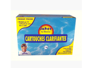 Cartouches clarifiantes piscine JOKER Mareva 1kg