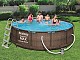 Kit piscine Bestway STEEL PRO FRAME POOLS ronde Ø366x100cm aspect tresse filtration a cartouche - Autre vue