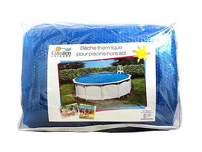 Image Couverture d'ete a bulles Garden Leisure piscine hors-sol Ø 6,40m