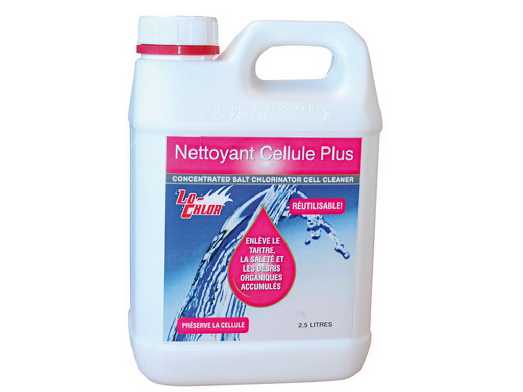 Nettoyant LO-CHLOR pour cellule electrolyseur piscine 2,5 litres