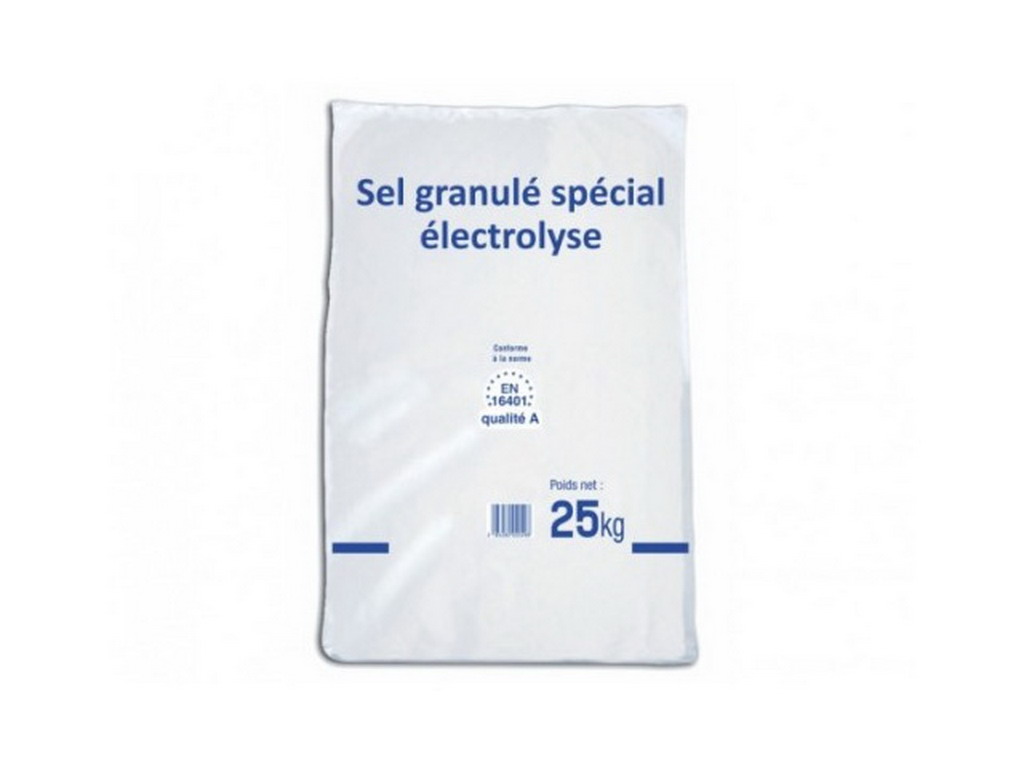 Sac de 25kg de sel granule special electrolyse piscine