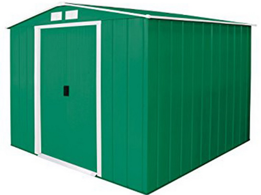 Abri de jardin metal vert pin Duramax 7,81m²