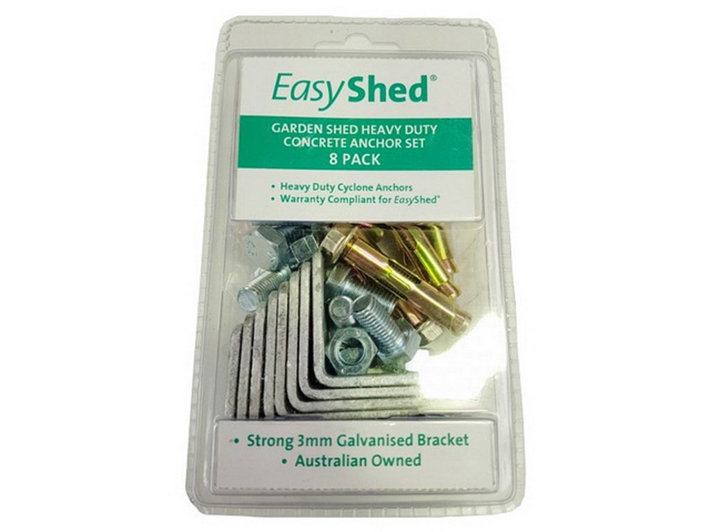 Kit d'ancrage pour abri metal EASYSHED