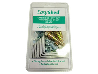 Kit d'ancrage pour abri metal EASYSHED