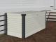 Coffre de rangement Trimetals PATIO BOX blanc et gris 1,46m²