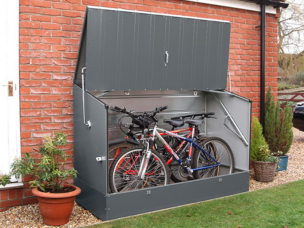 Abri a velos BICYCLE STORE Trimetals Anthracite 1,74m²