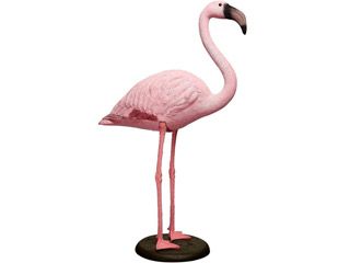 Figurine de jardin FLAMANT ROSE Ubbink H90 cm