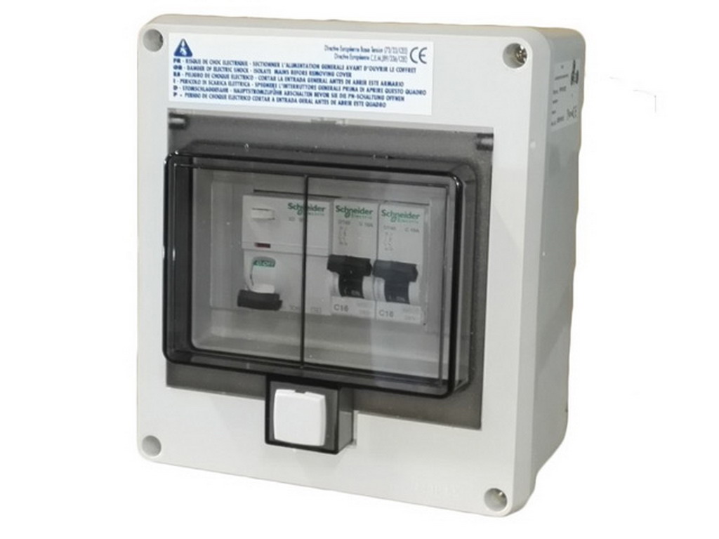 Coffret electrique monophase piscine CID-M+ 10 CCEI