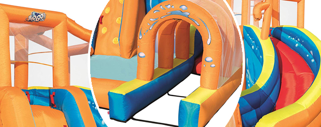 Aire de jeu soufflerie en continu HURRICANE Tunnel water park Bestway 420X320x260cm - Aire de jeu HURRICANE Tunnel WATER PARK Bestway Pour des heures d'amusement et de joie 