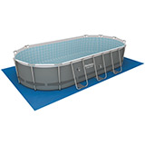 Kit piscine Bestway Power Steel Frame Pools ovale 549x274x122cm filtration cartouche - Caractéristiques techniques des piscines Bestway Power Steel Frame Pools ovale 549x274x122cm filtration cartouche